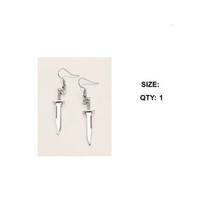 SHEIN- sword drop earrings